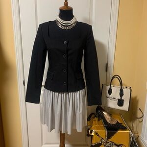 OAK + FORT Black Buttoned NWT blazer